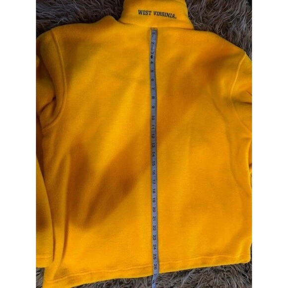 Mens LRG West Virginia University Full-Zip Fleece Jacket Columbia GOLD‎ YELLOW - Picture 10 of 11